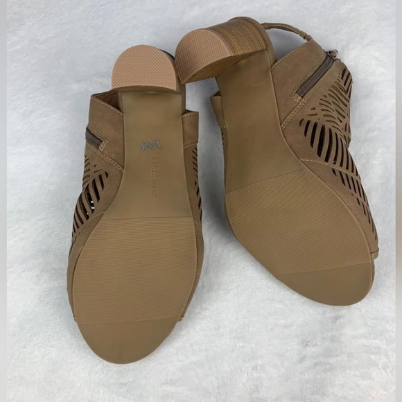 LANE BRYANT Dream cloud heel Camel Tan Color Women's bootie Size 10W - Picture 7 of 8